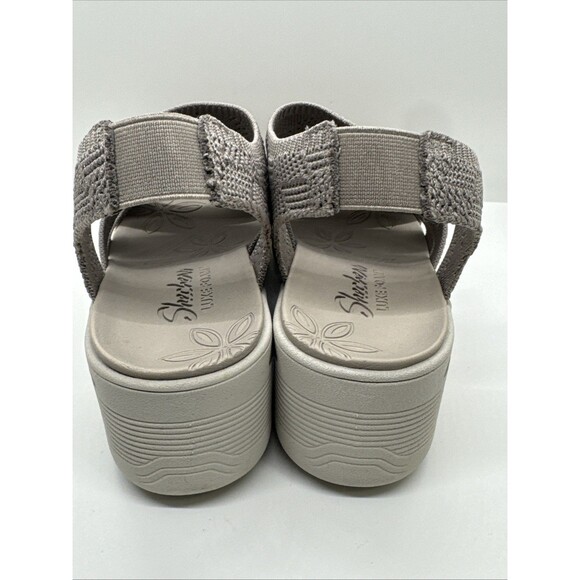 Women’s Skechers Luxe Foam  Vegan Stylish Slip Ons  Size 7 - Picture 6 of 10